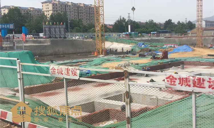 恒金·雍华府施工进度图