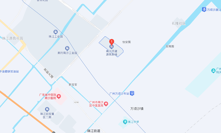 南沙开建·源筑新城交通图
