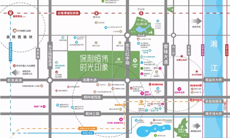保利恒伟·时光印象交通图