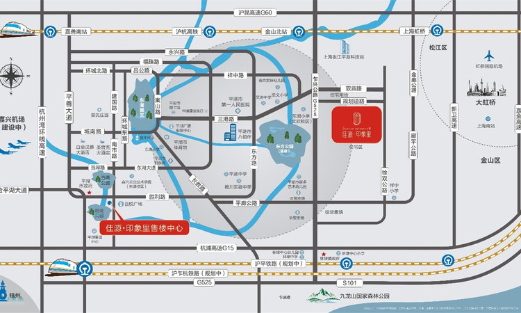 佳源印象里交通图