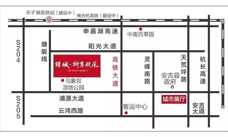 绿城柳岸晓风交通图