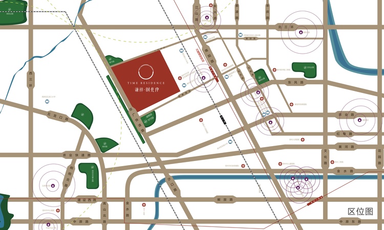 谦祥·时光序交通图