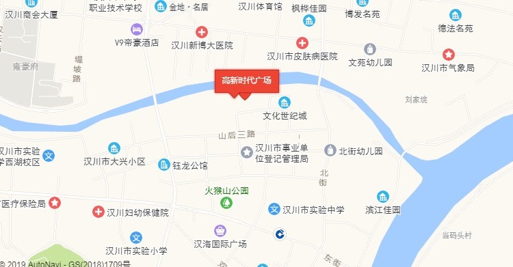 高新时代广场交通图