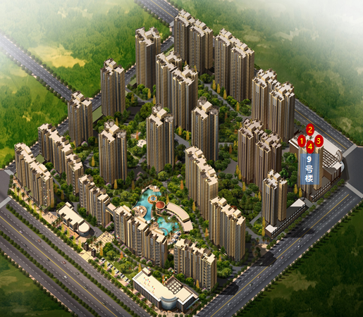  加洲国际城四期楼层平面图