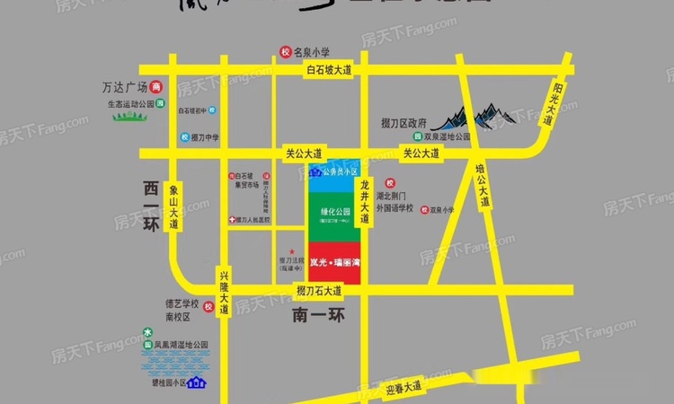 岚光·瑞丽湾交通图