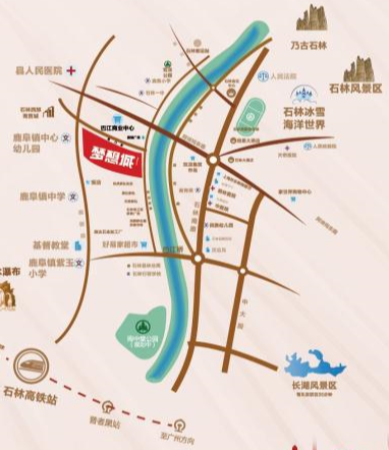 石林梦想城交通图