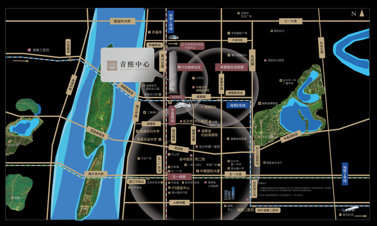 青熙中心交通图