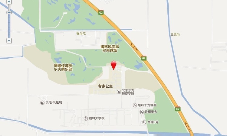 廊坊孔雀城·大学里别墅交通图