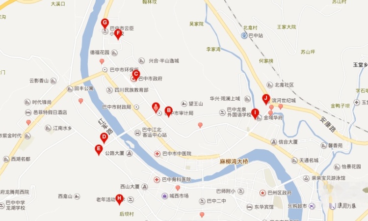 通江万恒·南城1号交通图