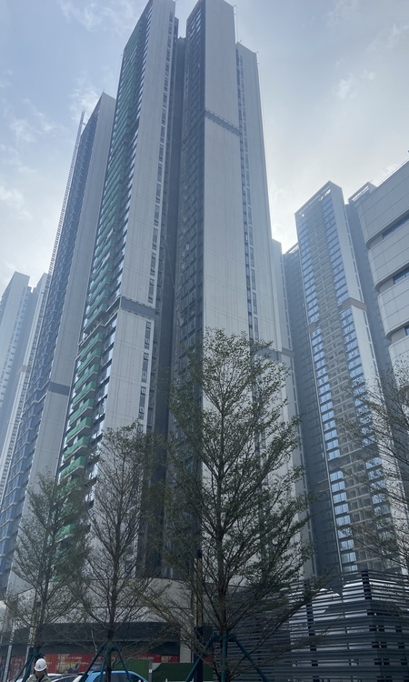 万科·理想花地·金域曦府施工进度图