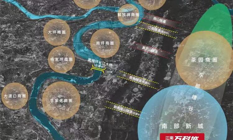 江南万科城交通图