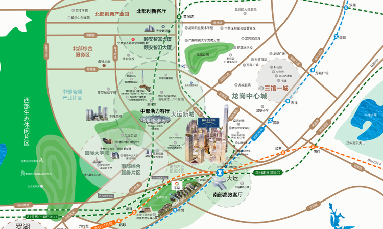 颐安•都会中央4期交通图