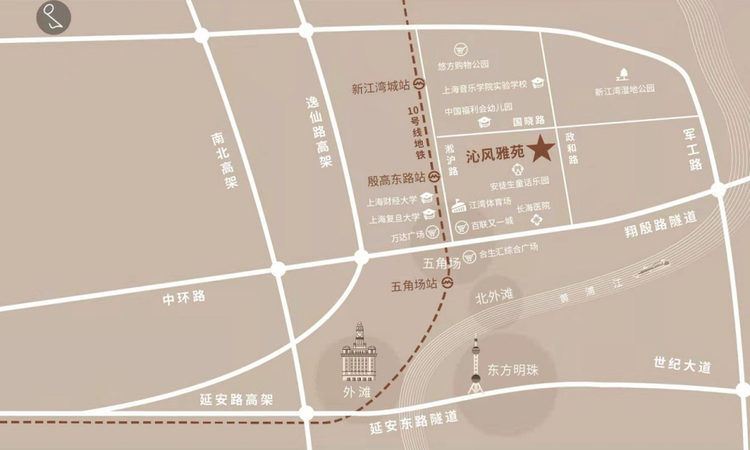 沁风雅苑交通图