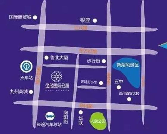 东湖时代中心交通图