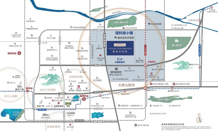 淮海未来城交通图