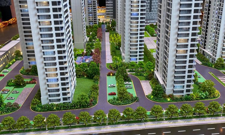 绿地潮悦江山城实景图