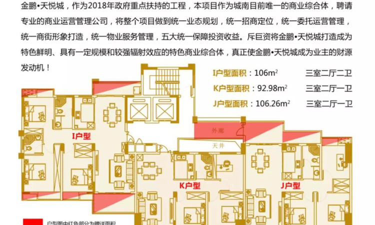 金鹏•天悦城楼层平面图