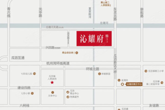 庞鑫沁耀府交通图