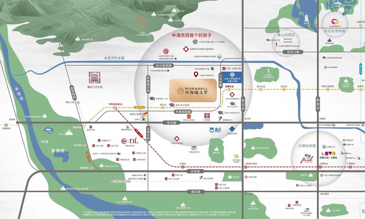 中海瑞文里交通图