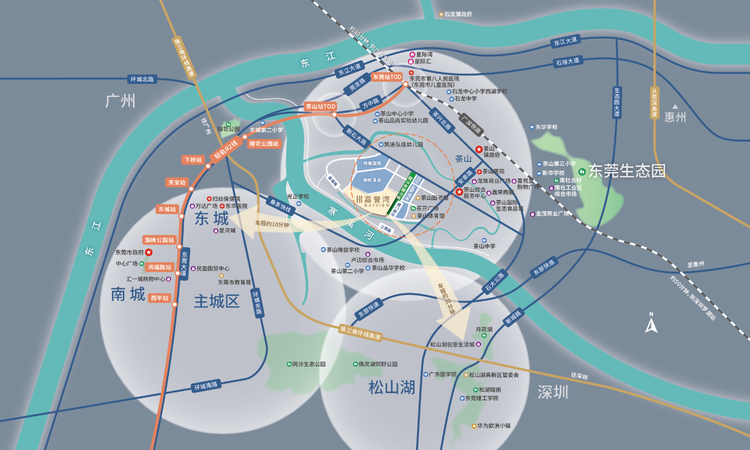 嘉华嘉誉湾交通图