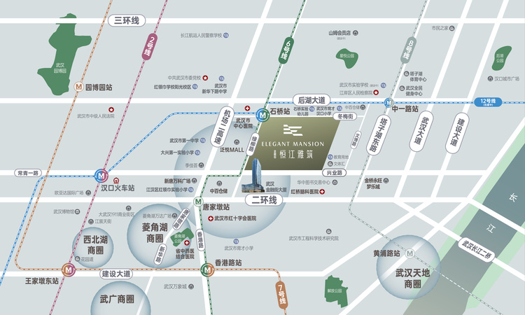 金融街·恒江雅筑交通图