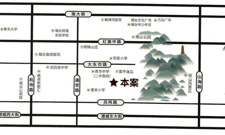 雲山府交通图