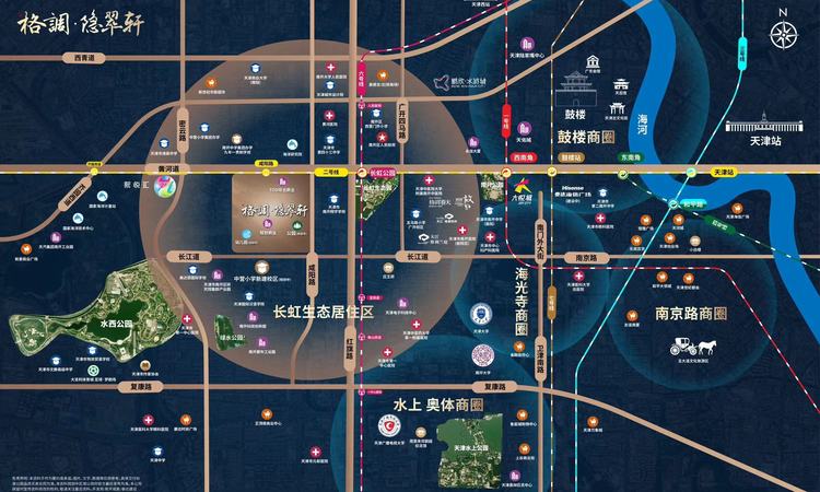 格调隐翠轩交通图