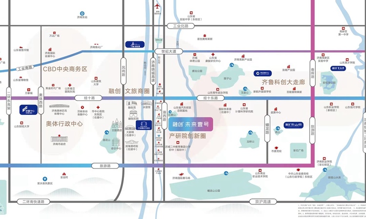 融创未来壹号交通图