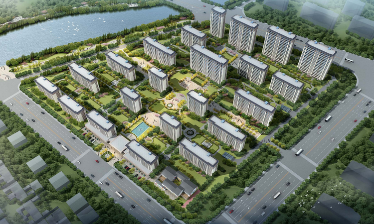 蓝城·玉兰花园效果图