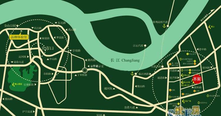 明发锦绣银山交通图