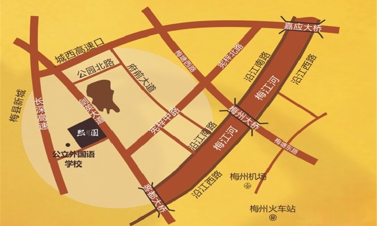 艺展·熙园交通图