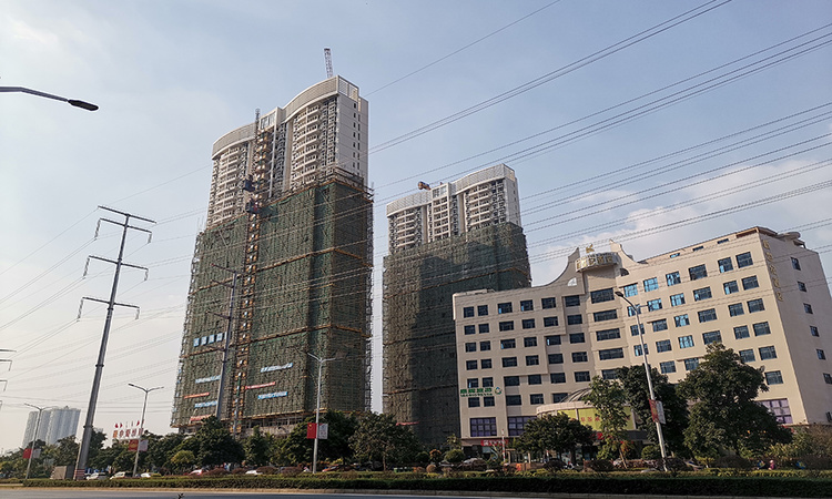 北海中垠悦城施工进度图
