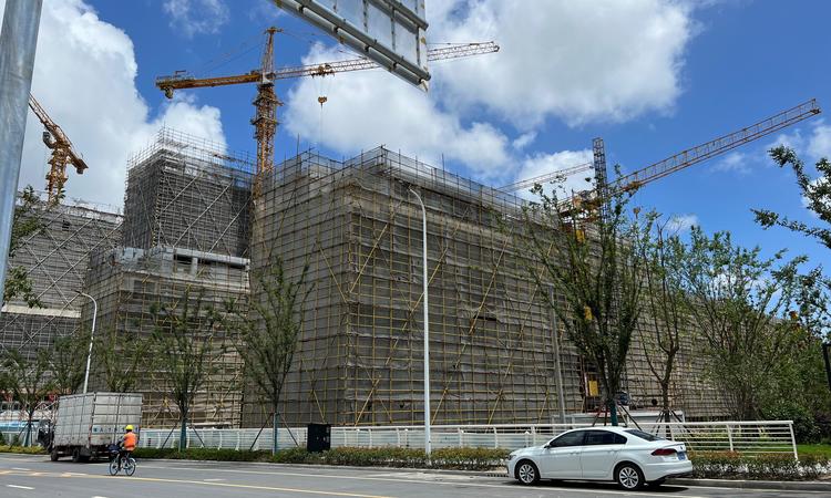 融创未来金融城施工进度图