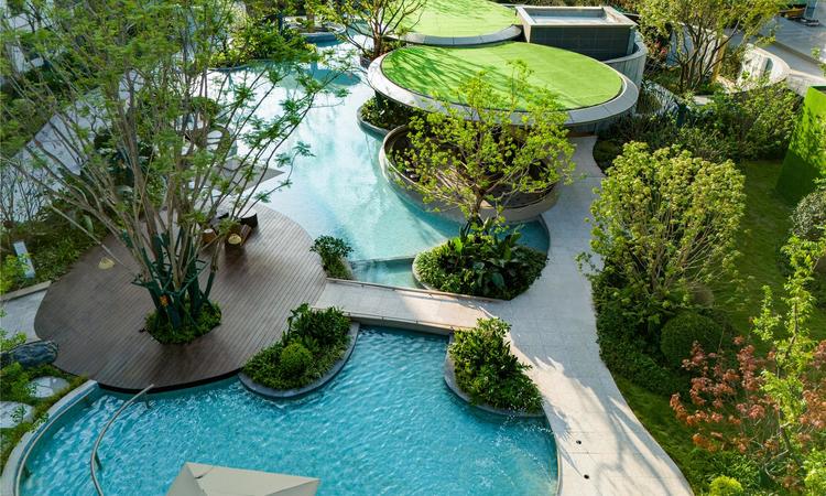 金地自在城实景图