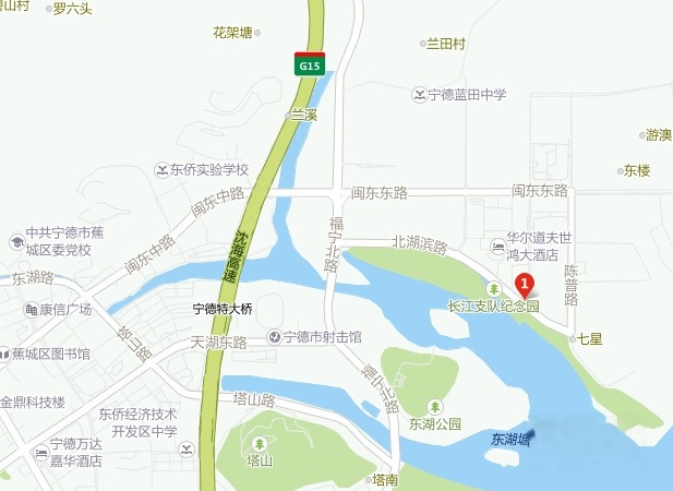 东湖曙光城交通图