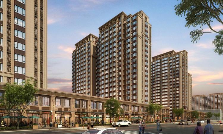建投·双塔名邸效果图