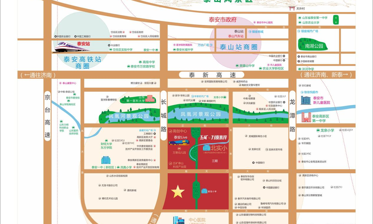璟园倾城交通图