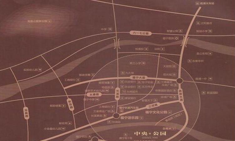 财富中央公园交通图