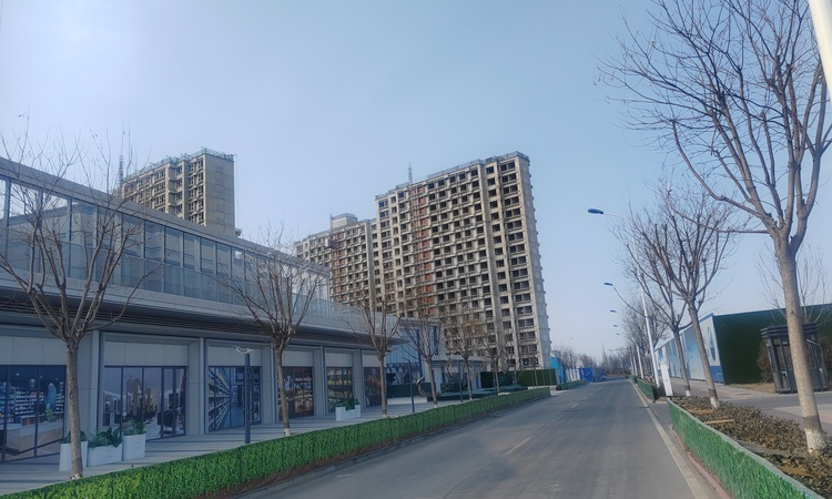 中铁·滨城云著施工进度图