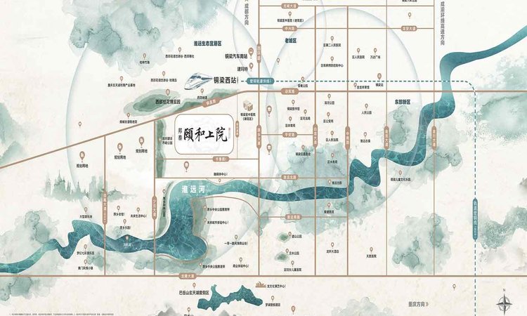 邦泰·颐和上院交通图