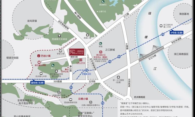 镜象西湖公寓交通图