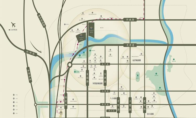 富力盛悦府交通图