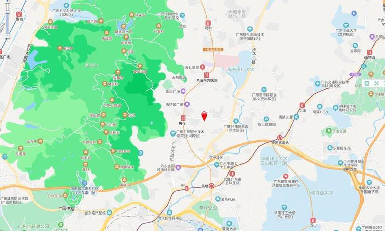 广垦天河1号交通图