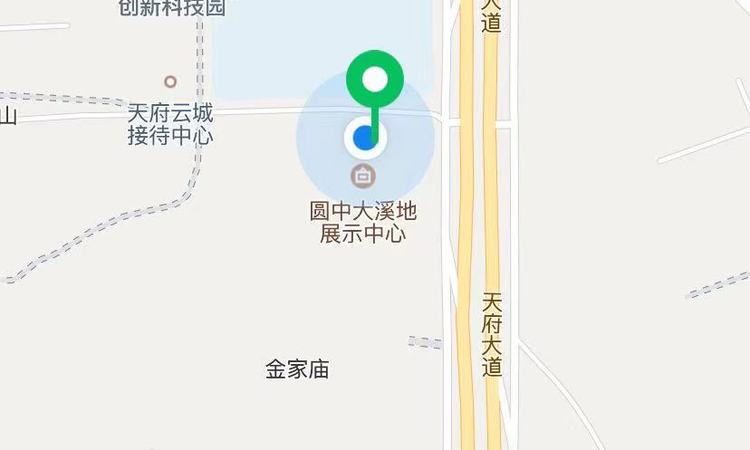 圆中大溪地交通图