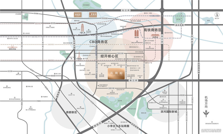 金茂未来府交通图