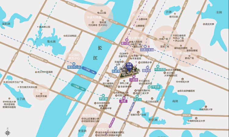 锦绣江城交通图