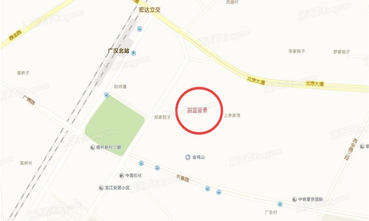 蔚蓝丽景交通图