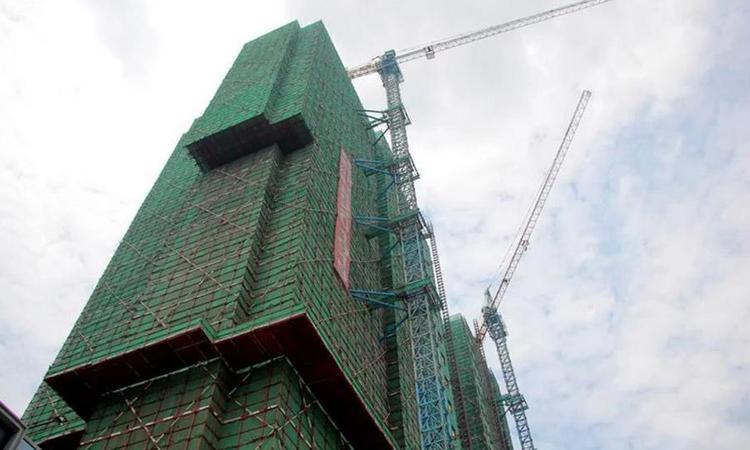 中洲公馆施工进度图