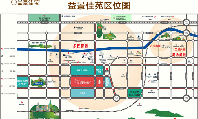 益景佳苑交通图