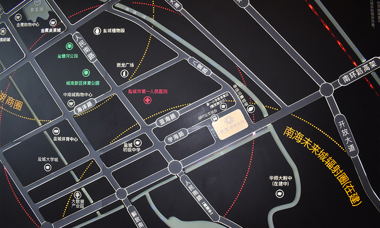 世茂璀璨星河交通图